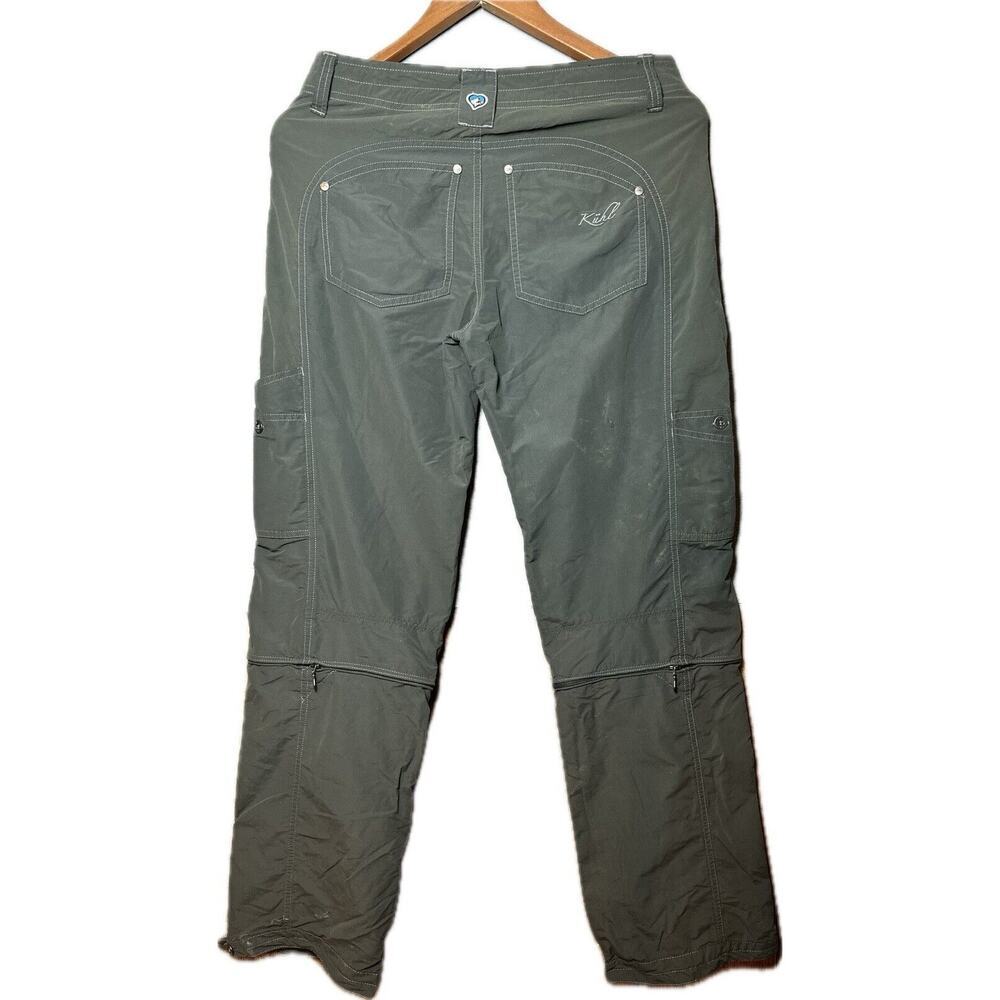 KUHL‎ Convertible Cargo Pants Wons Sz 4 Zip Off Outdoors Gorpcore Hiking Camping
